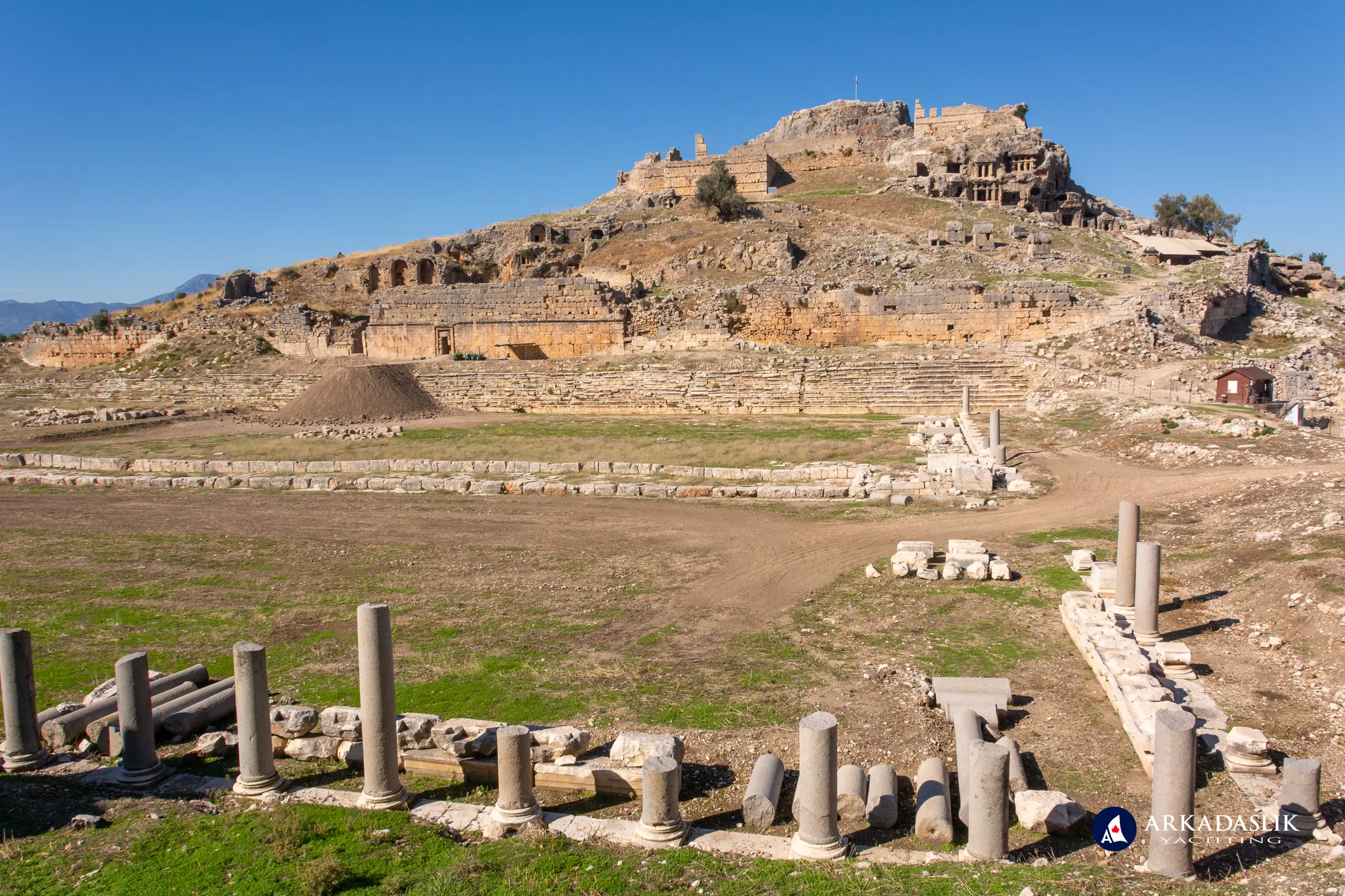 The acropolis at Tlos as seen from the citys eastern boundary