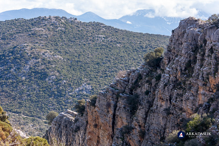 Panoramic view from the top of the Sidyma acropolis