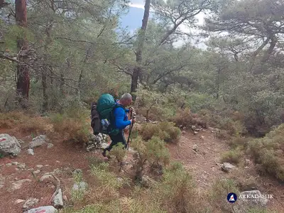 hiking the Lycian Trail from Faralya to Kabak