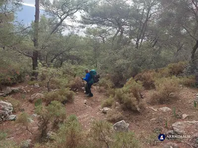 hiking the Lycian Trail from Faralya to Kabak