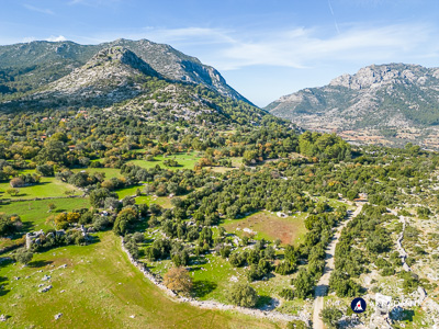 Aerial overview of ancient Sidyma and its surrounding terrain