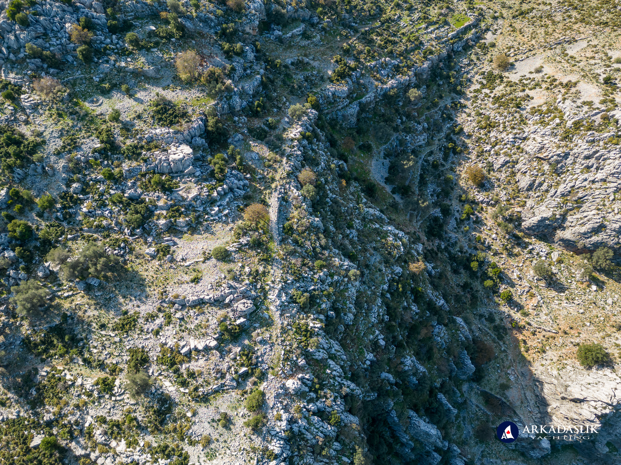 Remains of Sidyma’s ancient city walls