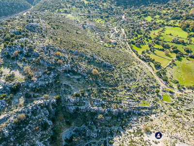 View of the Sidyma acropolis from the plateau