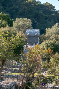 Monumental tomb on the terraced slopes of Sidyma